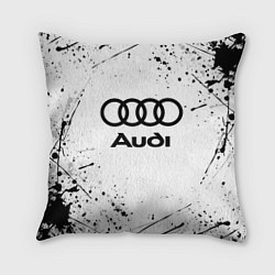 Подушка квадратная AUDI, цвет: 3D-принт