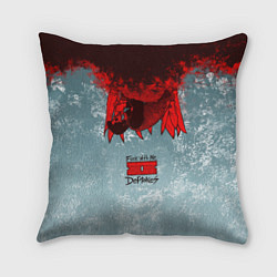 Подушка квадратная Deftones F*ck with me, цвет: 3D-принт
