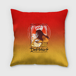 Подушка квадратная Deftones Poster, цвет: 3D-принт
