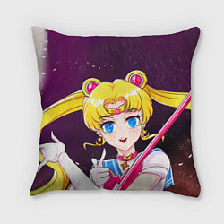 Подушка квадратная Sailor Moon, цвет: 3D-принт