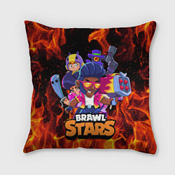 Подушка квадратная BRAWL STARS BROCK, цвет: 3D-принт