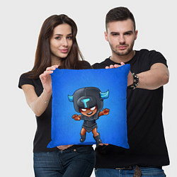 Подушка квадратная BRAWL STARS, цвет: 3D-принт — фото 2