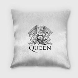 Подушка квадратная QUEEN, цвет: 3D-принт