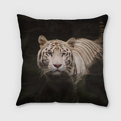 Подушка квадратная Белый тигр, цвет: 3D-принт