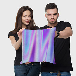Подушка квадратная WAVES, цвет: 3D-принт — фото 2