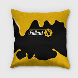 Подушка квадратная FALLOUT76, цвет: 3D-принт