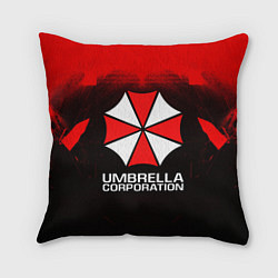 Подушка квадратная UMBRELLA CORP, цвет: 3D-принт