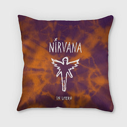 Подушка квадратная NIRVANA, цвет: 3D-принт