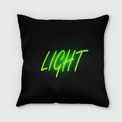 Подушка квадратная LIGHT, цвет: 3D-принт