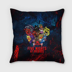 Подушка квадратная Five Nights At Freddys, цвет: 3D-принт