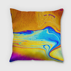 Подушка квадратная ABSTRACT WAVES, цвет: 3D-принт