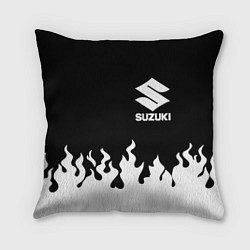 Подушка квадратная SUZUKI 10, цвет: 3D-принт