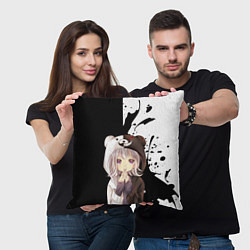 Подушка квадратная Danganropa, цвет: 3D-принт — фото 2