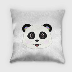 Подушка квадратная Panda, цвет: 3D-принт