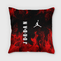 Подушка квадратная MICHAEL JORDAN AIR, цвет: 3D-принт