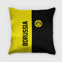 Подушка квадратная BORUSSIA, цвет: 3D-принт