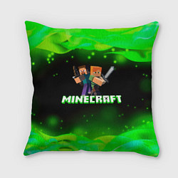 Подушка квадратная Minecraft 1, цвет: 3D-принт