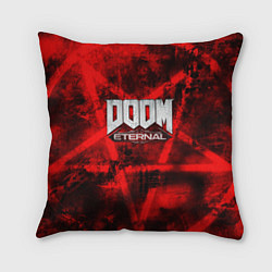 Подушка квадратная Doom Eternal, цвет: 3D-принт