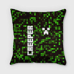 Подушка квадратная MINECRAFT CREEPER, цвет: 3D-принт