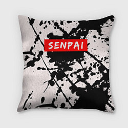 Подушка квадратная SENPAI, цвет: 3D-принт