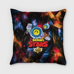Подушка квадратная BRAWL STARS NANI SPACE, цвет: 3D-принт