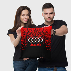 Подушка квадратная AUDI, цвет: 3D-принт — фото 2