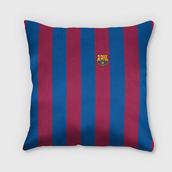Подушка квадратная FC Barcelona 2021, цвет: 3D-принт