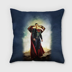 Подушка квадратная Superman, цвет: 3D-принт