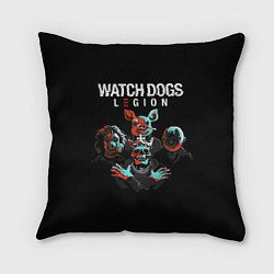 Подушка квадратная Watch Dogs Legion, цвет: 3D-принт
