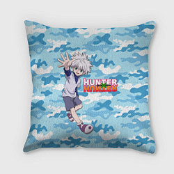 Подушка квадратная Киллуа Hunter x Hunter, цвет: 3D-принт