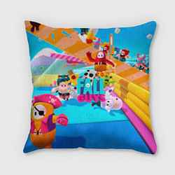 Подушка квадратная FALL GAYS ФОЛЛ ГАЙС, цвет: 3D-принт
