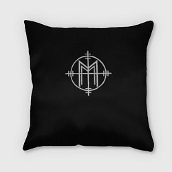 Подушка квадратная Marilyn Manson, цвет: 3D-принт