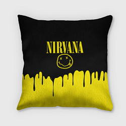 Подушка квадратная Nirvana, цвет: 3D-принт