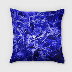 Подушка квадратная Dark Blue Gan, цвет: 3D-принт