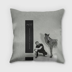 Подушка квадратная МОТ, цвет: 3D-принт