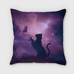 Подушка квадратная Star Cat, цвет: 3D-принт