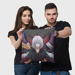 Подушка квадратная Томура Шигараки Z, цвет: 3D-принт — фото 2