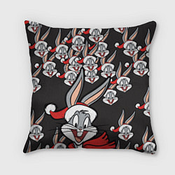 Подушка квадратная Bugs Bunny, цвет: 3D-принт
