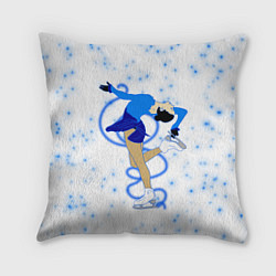 Подушка квадратная Фигурное катание
