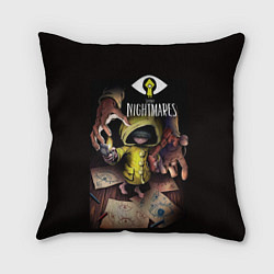 Подушка квадратная Шестая Little Nightmares, цвет: 3D-принт