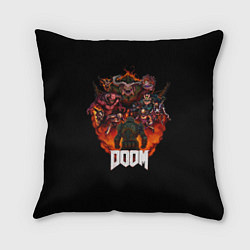 Подушка квадратная Doom