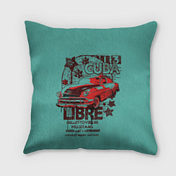 Подушка квадратная CUBA CAR, цвет: 3D-принт