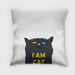 Подушка квадратная I AM CAT