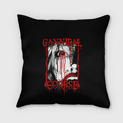 Подушка квадратная Cannibal Corpse 2, цвет: 3D-принт