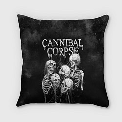 Подушка квадратная Cannibal Corpse, цвет: 3D-принт