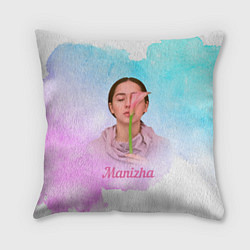 Подушка квадратная Манижа Manizha, цвет: 3D-принт
