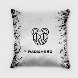 Подушка квадратная Radiohead, цвет: 3D-принт