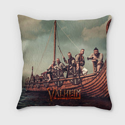 Подушка квадратная Valheim викинги, цвет: 3D-принт