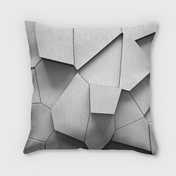 Подушка квадратная Слом плитки, цвет: 3D-принт