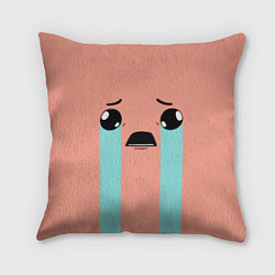 Подушка квадратная Crying Isaac, цвет: 3D-принт